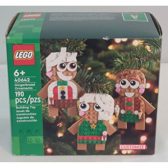 LEGO Gingerbread Ornaments (40642) NIB SET AUTHENTIC ORIGINAL Christmas Retired - Picture 2 of 7